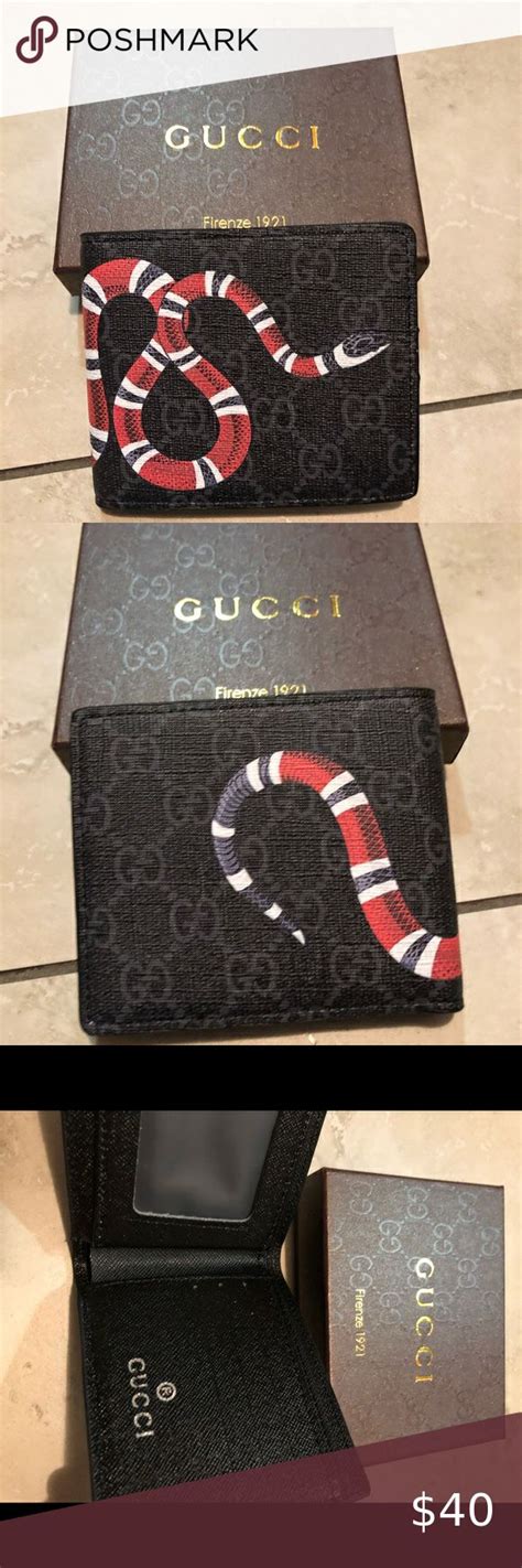 gucci space snake print|gucci snake wallet inside.